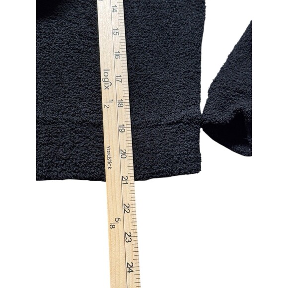 Victoria’s Secret PINK WV Mountaineers Hoodie Women’s XS Black Sherpa Fleece - Picture 6 of 9